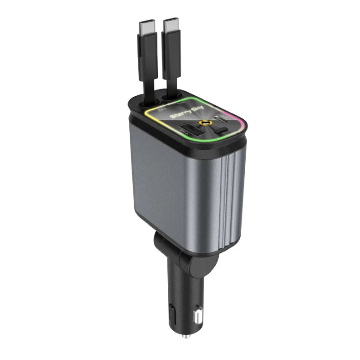 ElectricBits 3D hologram fan E - ink phone case Electronics usb retractable car charger