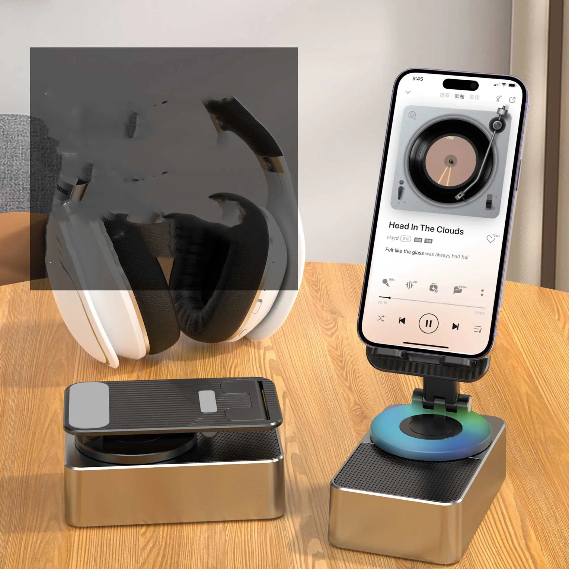 ElectricBits 3D hologram fan E - ink phone case Electronics usb retractable car charger